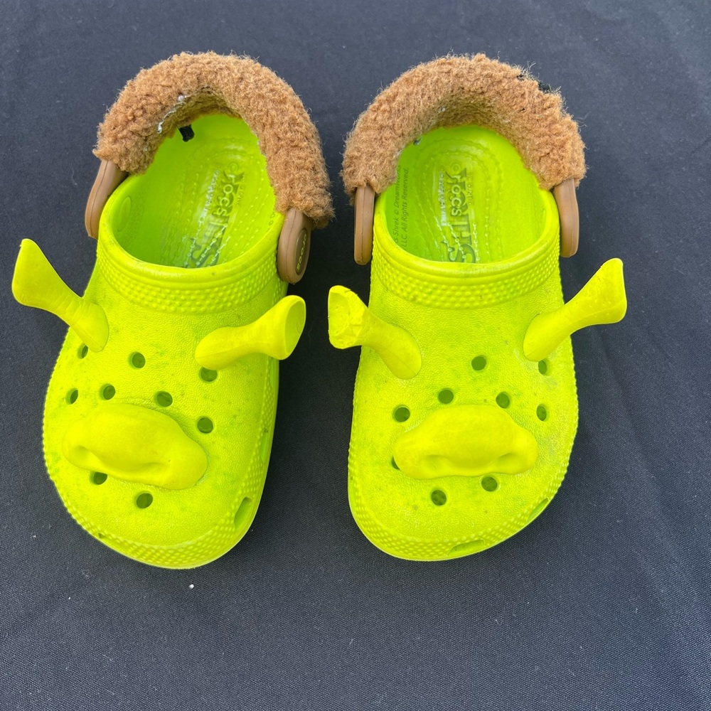 Crocs Dreamworks Shrek Classic Clog Green Lime kids 9